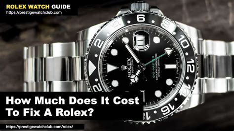 how much to fix a vintage rolex|Rolex service fee comparison.